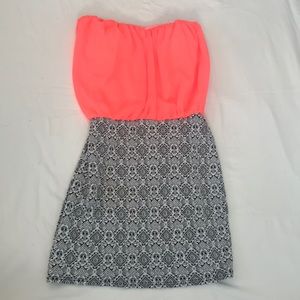 DEB strapless mini dress